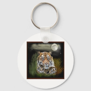 Chaveiro Tigre e filhotes