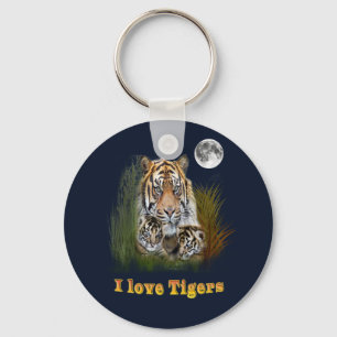 Chaveiro Tigre e filhotes