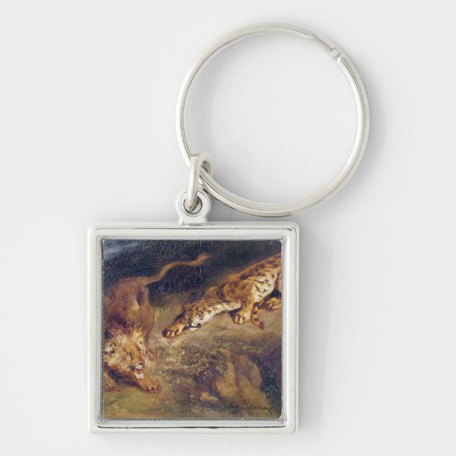 Chaveiro Tigre e leão (Frente)