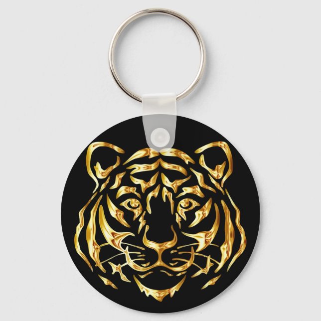 Chaveiro Tigre ouro (Frente)