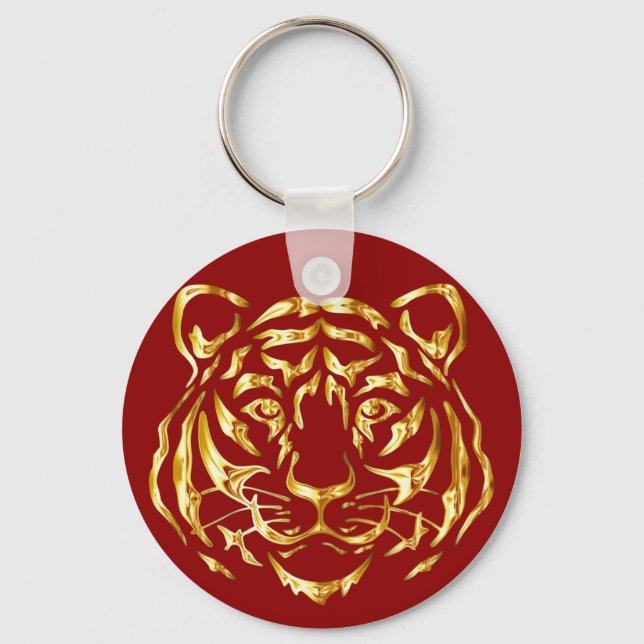 Chaveiro Tigre ouro (Frente)