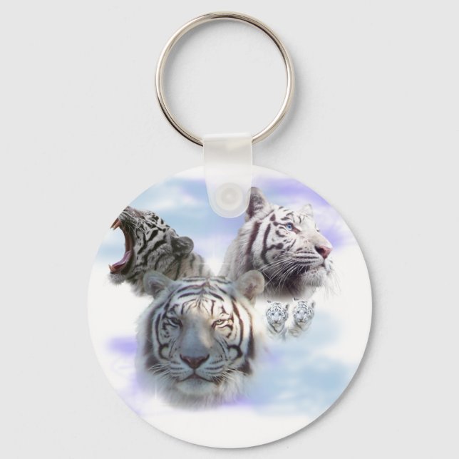 Chaveiro Tigres Brancos (Frente)