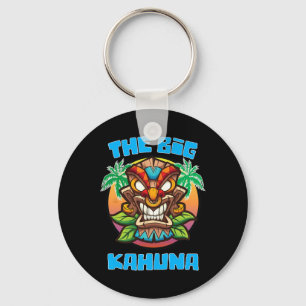 Chaveiro Tiki Big Kahuna Funny Hawaiian Dia de os pais Vaca
