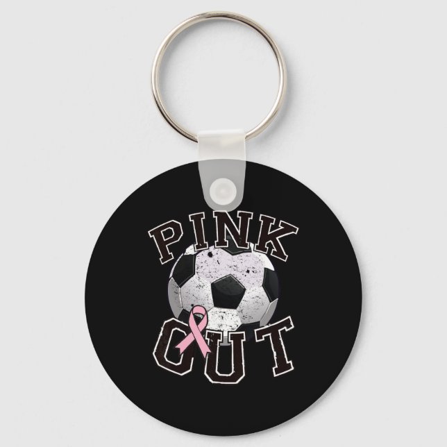 Chaveiro Time de Futebol Rosa Outubro Rosa (Frente)