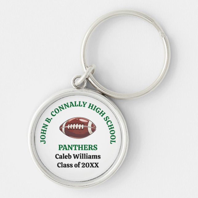 Chaveiro Time Personalizado da Equipe de Futebol da Escola  (Frente)