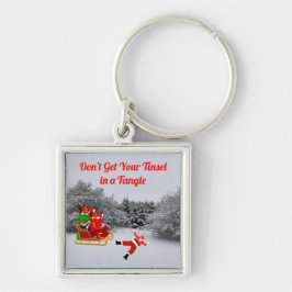 Chaveiro Tinsel Tangle Keychain