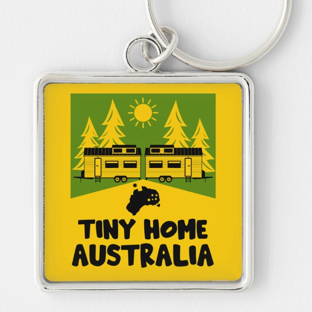 Chaveiro Tiny House Home Austrália (Frente)