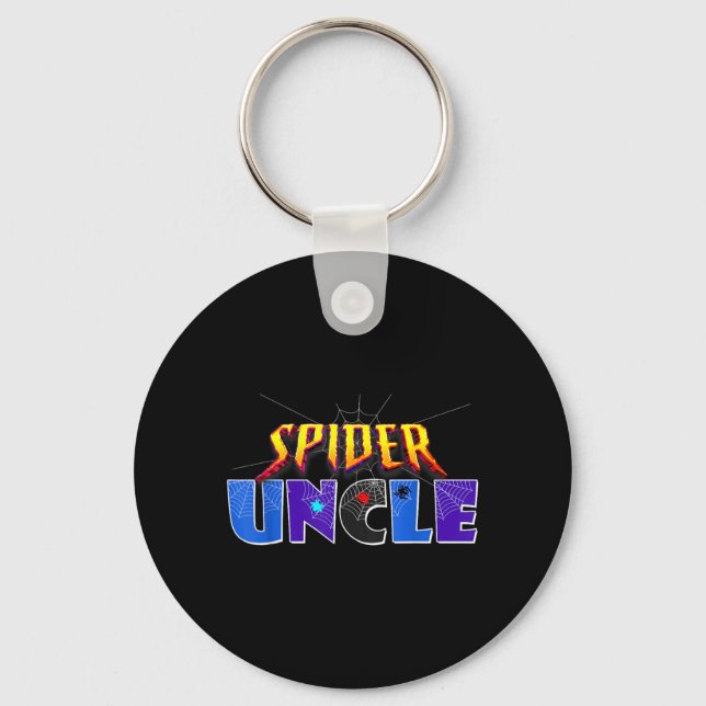 Chaveiro Tio Aranha Design Dia dos Pais Família Combinando (Frente)