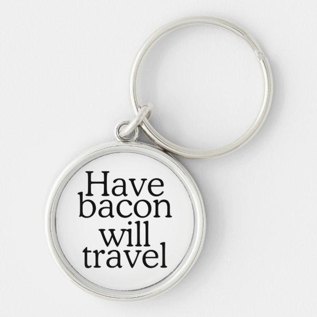 Chaveiro Típica de Bacon Will Viagem (Frente)