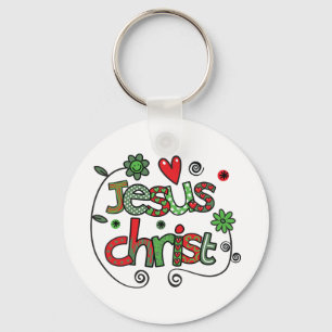 Chaveiro Tipografia Cristã Festiva de Jesus Cristo