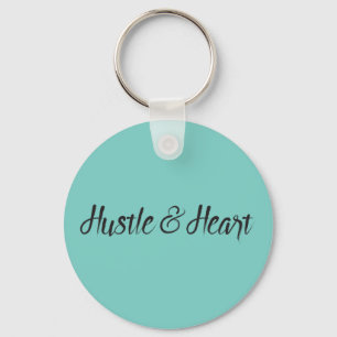 Chaveiro Tipografia de Hustle e Heart