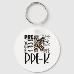 Chaveiro Tipografia de leopardo Pré Ck Para a Escola Profes