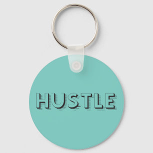 Chaveiro Tipografia Moderna Hustle