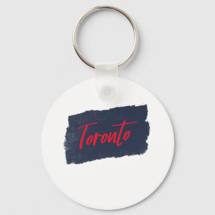 Chaveiro Tipografia Vermelha Manuscrita Toronto 