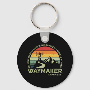 Chaveiro Tipógrafo Cristão Waymaker Bíblia Inspiradora