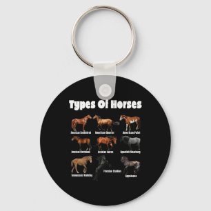Chaveiro Tipos De Cavalos Retro Raça Rosas Vintage