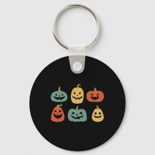 Chaveiro Tipos De Coleção Da Pumpkin Jack O Lanterna Retro 