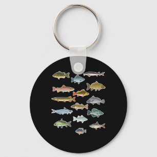 Chaveiro Tipos De Pesca De Peixes Águas frescas
