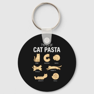Chaveiro Tipos Divertidos de Massa de Gato Amante de Gato F