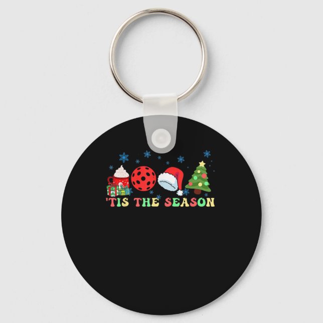 Chaveiro Tis The Season For Pickleball Iii Modern Aesthetic (Frente)