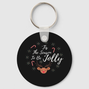 Chaveiro Tis The Season Jolly