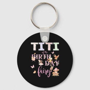 Chaveiro Titi da Fada de Aniversário Menina de Aniversário 