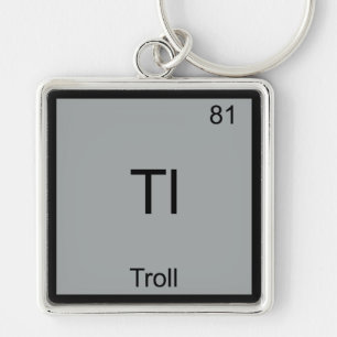 Chaveiro Tl - Elemento Engraçado Troll Memória Química P