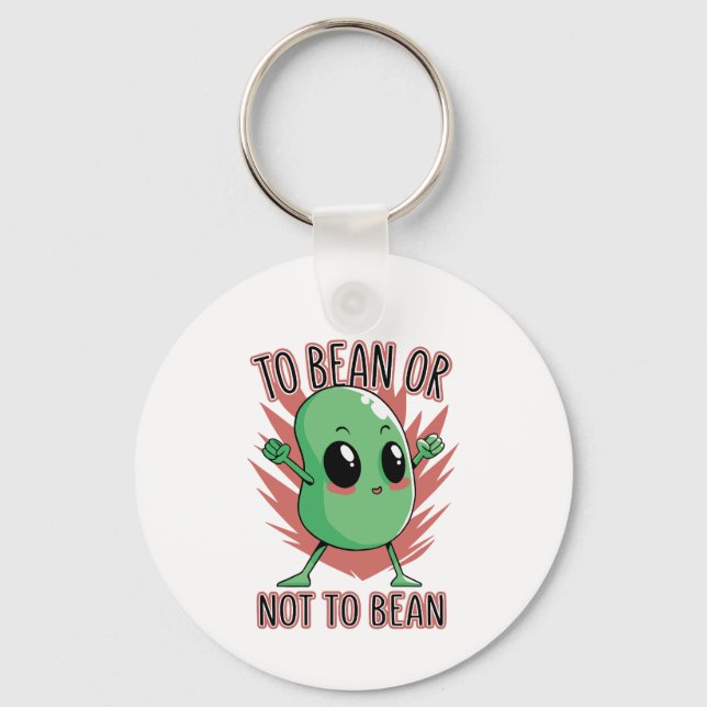 Chaveiro To bean or not to bean (Frente)