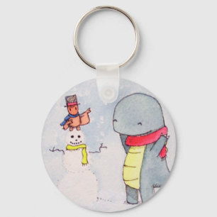 Chaveiro Tobey e boneco de neve máximo