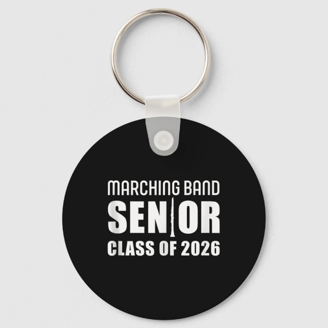 Chaveiro Toca Clarinete Sênior 2026 Cl De 2026 Marching Ba (Frente)