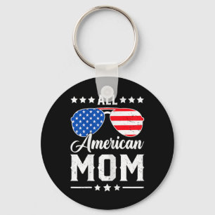 Chaveiro Toda Mãe Americana Em 4 De Julho Patriótico Usa M