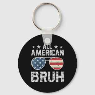 Chaveiro Todo Americano Bruh 4 de julho Boy