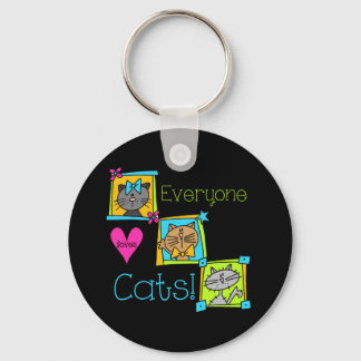 Chaveiro Todo Mundo Adora Gatos