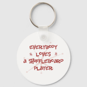 Chaveiro Todo Mundo Adora Um Jogador De Shuffleboard