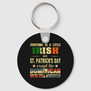 Chaveiro Todo Mundo É Um Pequeno Dia de São Patrício Irland