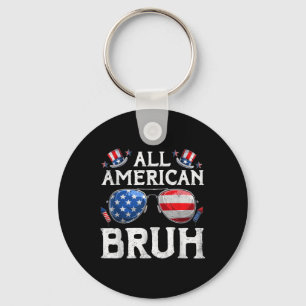 Chaveiro Todo o Bruh Americano 4 de Julho Garotos Patriótic