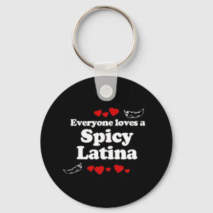 Chaveiro Todos adoram uma camiseta latina picante