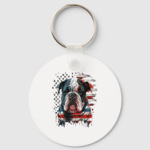 Chaveiro TODOS OS AMERICANOS DOG amam buldogue inglês