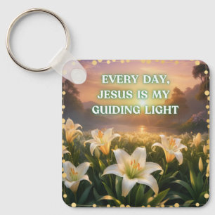 Chaveiro Todos Os Dias, Jesus É A Minha Luz Guiante
