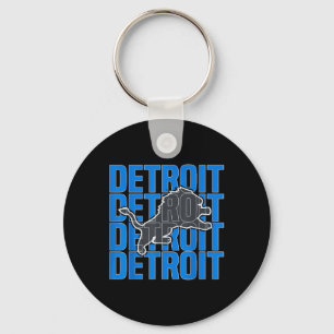 Chaveiro Todos os Grit - Detroit Legal Leões Retro Detroit