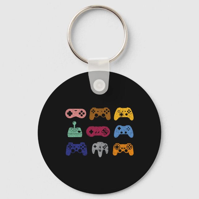 Chaveiro Todos os jogos de console do controlador de vídeo  (Frente)