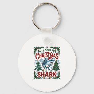 Chaveiro Todos Querem Árvores de Pinheiro de Natal do Tubar