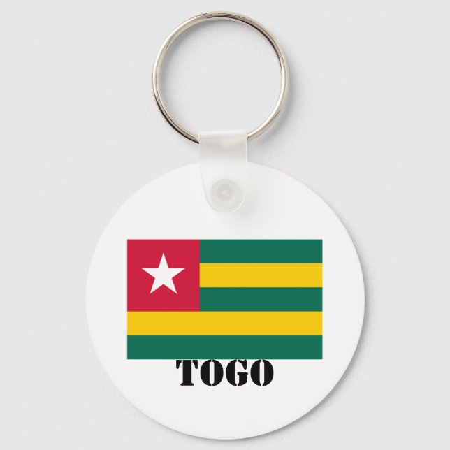CHAVEIRO TOGO, GANA, NÚMERO 1 DA CADEIA-CHAVE AFRICANA (Frente)