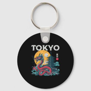 Chaveiro Tokyo Dragon Vintage Asiática Mulheres Míticas Jap