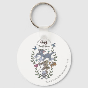 Chaveiro Tom e Jerry obedecem o mestre 2