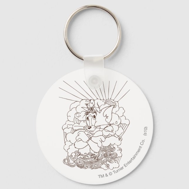 Chaveiro Tom e Jerry Outline (Frente)