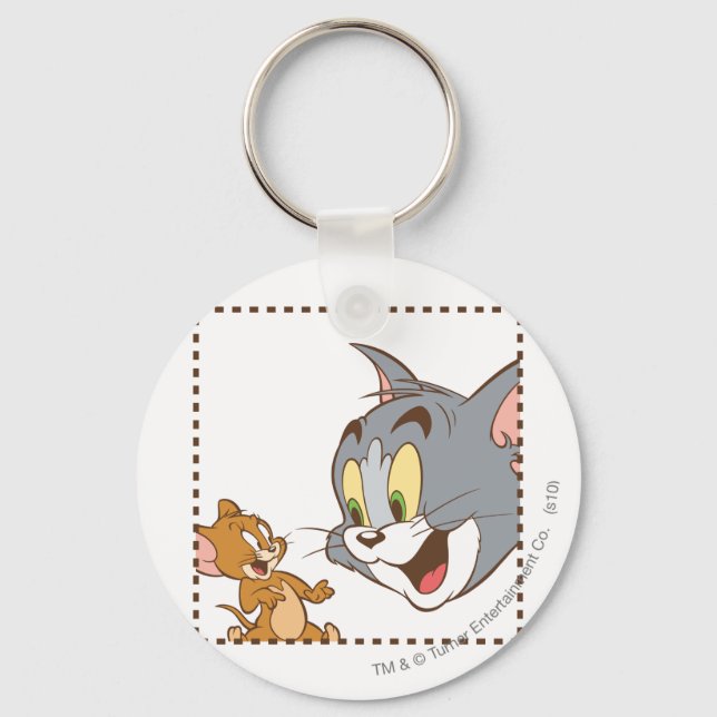 Chaveiro Tom e Jerry Stamp (Frente)