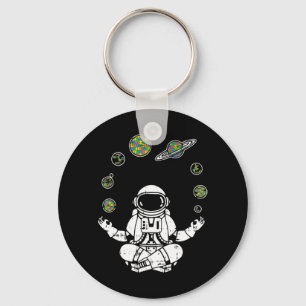 Chaveiro Tome esta camisa de yoga astronauta como aniversá