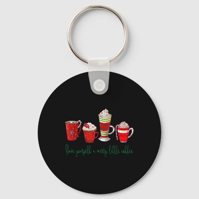 Chaveiro Tome Uma Feliz De Café Engraçado C (Frente)