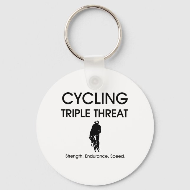 Chaveiro TOP ciclismo tripla ameaça (Frente)